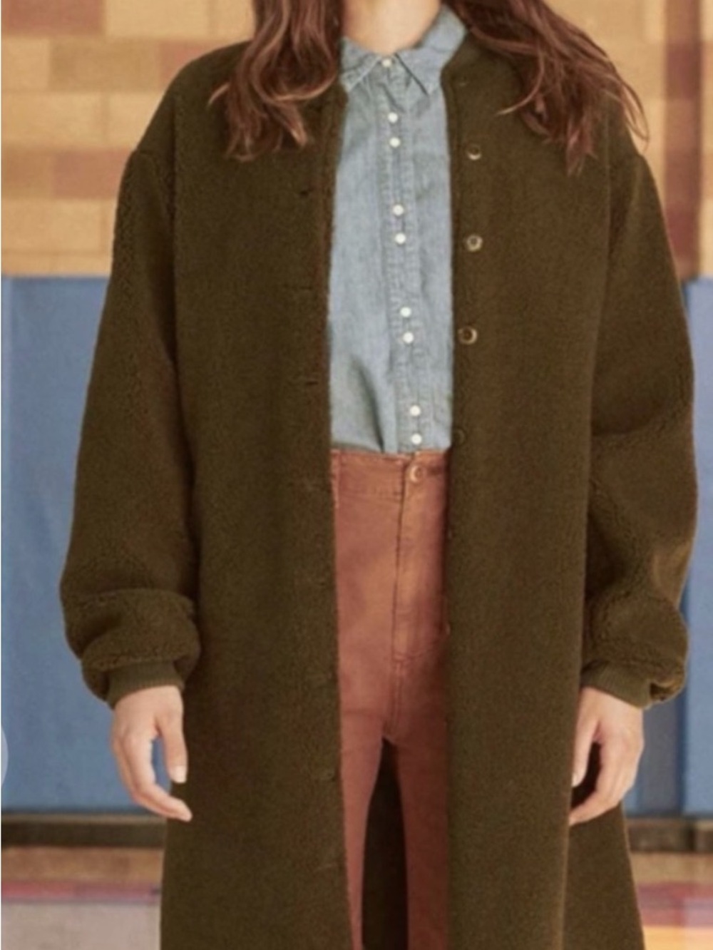 The Great Long Sherpa Coat - size 1